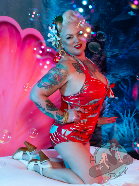 Beach Bombshell Vintage Bathing Suit - One Piece - Retro Eclectic