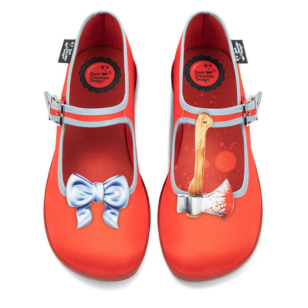 Chocolaticas® HORROR FILM Women's Mary Jane Flat - Retro Eclectic