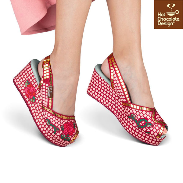 Chocolaticas® MOSAIC GARDEN Women's Sandal - Retro Eclectic