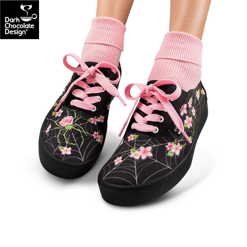 Chocolaticas® SPIDER BLOSSOM Sneaker - Retro Eclectic