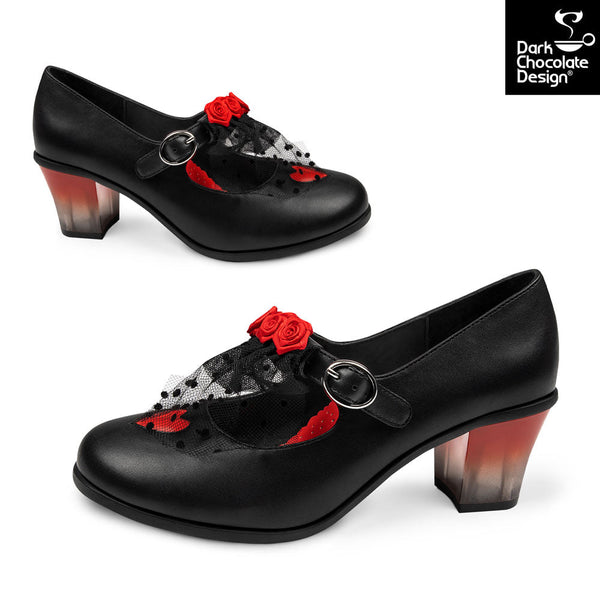 Standart Chocolaticas® MELANCHOLY Mary Jane Pump - Retro Eclectic