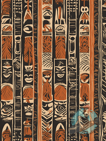 Sun - Kissed Tiki Gigi Sarong Dress - Retro Eclectic