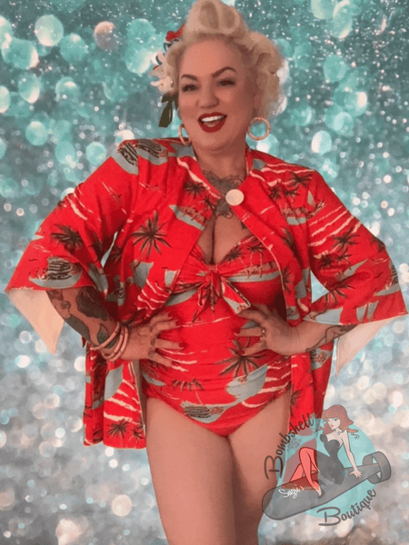 Tahitian Holiday Beach Jacket - Retro Eclectic