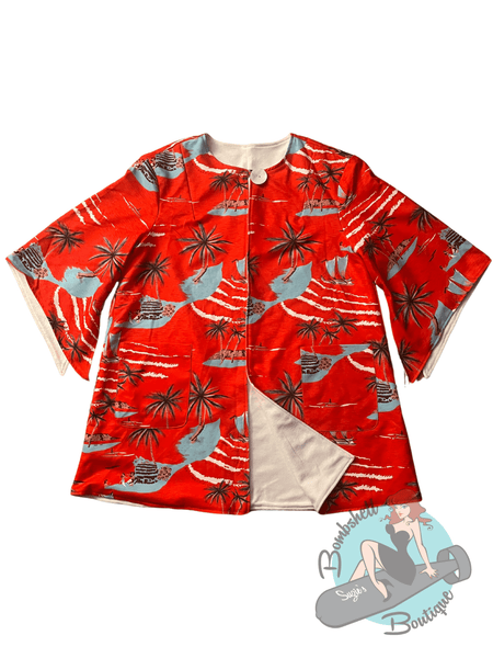 Tahitian Holiday Beach Jacket - Retro Eclectic