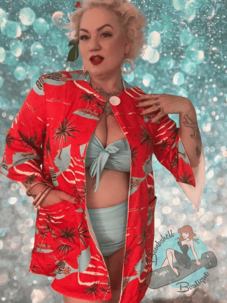 Tahitian Holiday Beach Jacket - Retro Eclectic