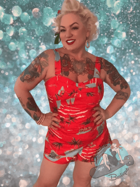 Tahitian Holiday Romper - Retro Eclectic