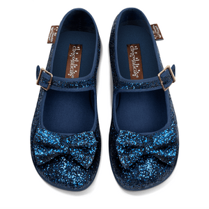 Chocolaticas BLUE DIAMOND Mary Jane Flat Retro Eclectic