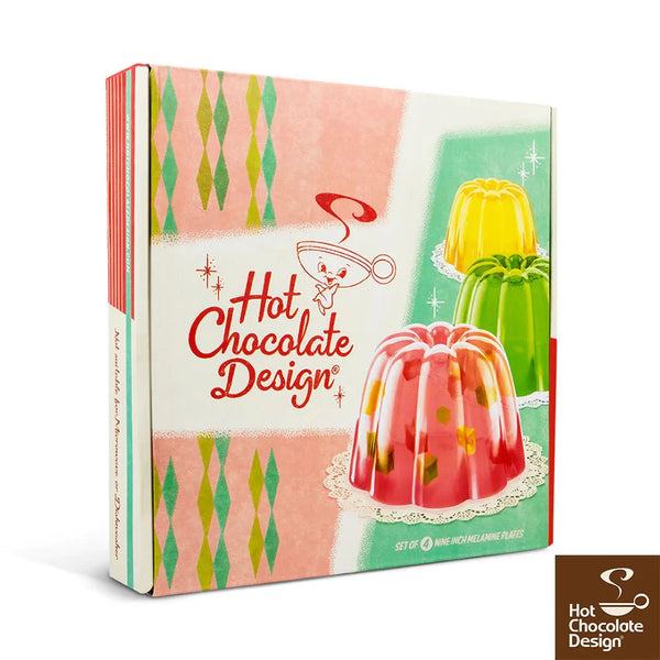 Chocolaticas® Set d'assiettes Os et Sang - Retro Eclectic