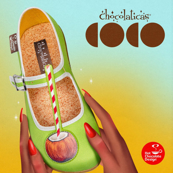 Chocolaticas® COCO Mary Jane pour femmes - Chaussure plate - Rétro éclectique