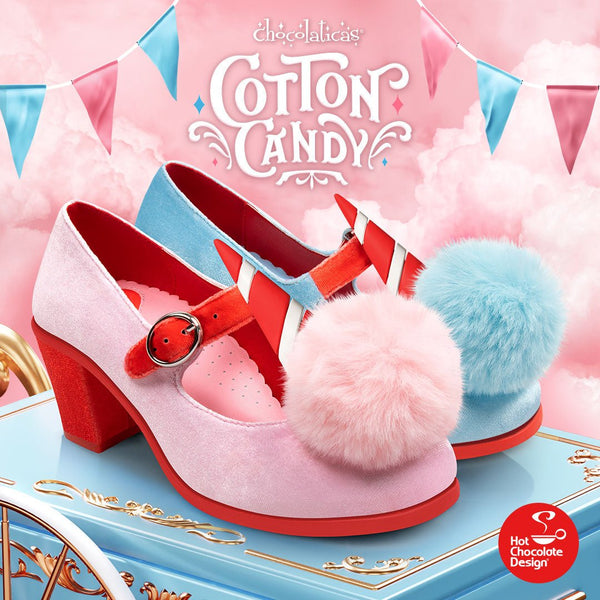 Chocolaticas® Cotton Candy Mary Jane Pump - Retro Eclectic