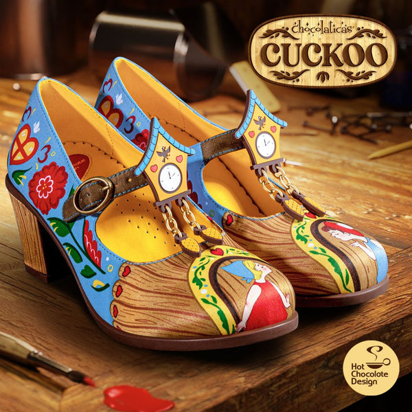 Chocolaticas® Cuckoo Mary Jane Pump - Retro Eclectic