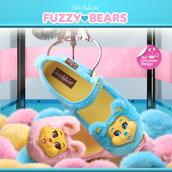 Chocolaticas® Fuzzy Bears Mary Jane Flat - Retro Eclectic