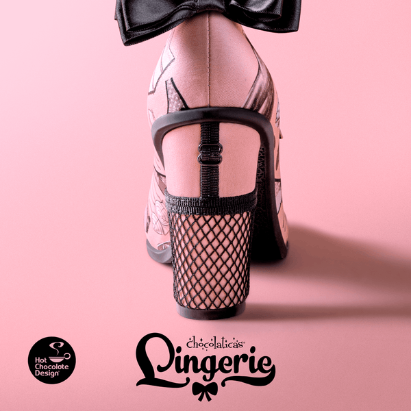 Chocolaticas® Lingerie Women's Mary Jane Pump High Heels - Retro Eclectic