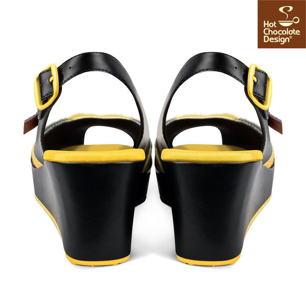 Chocolaticas® QUEEN BEE SANDALS Women's Sandal - Retro Eclectic