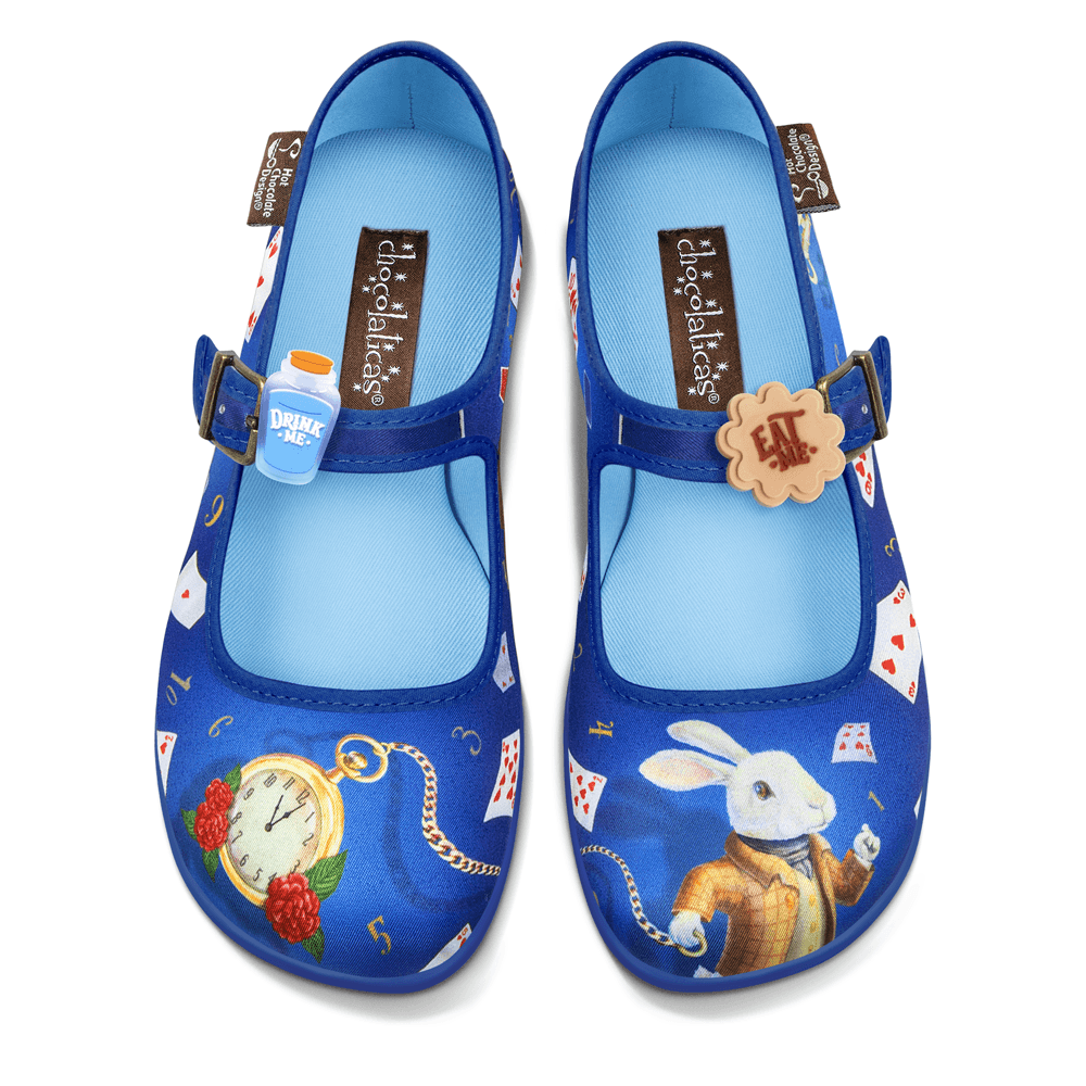 Chocolaticas® Rabbit Hole Mary Jane - Chaussure plate - Retro Eclectic