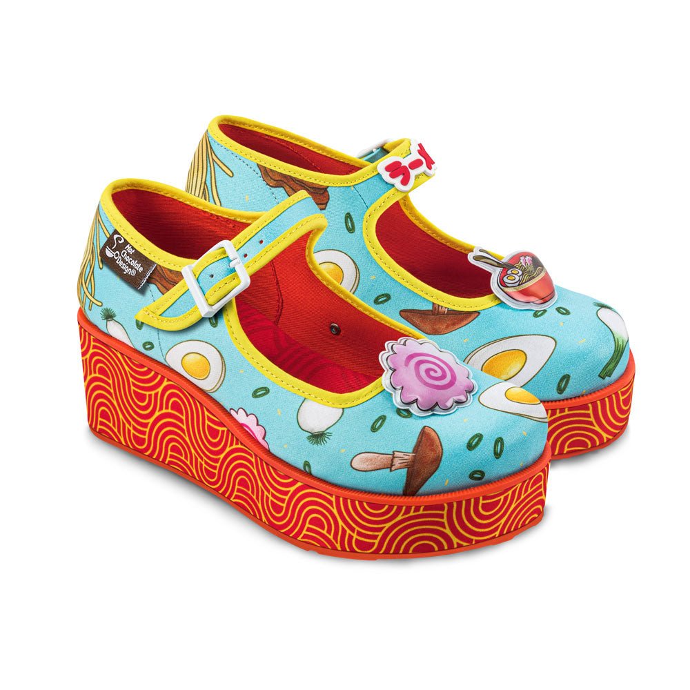 Chocolaticas® RAMEN Women's Mary Jane Platform – Retro Eclectic