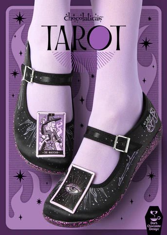 Chocolaticas® TAROT Mary Jane pour femmes - Chaussure plate - Rétro éclectique