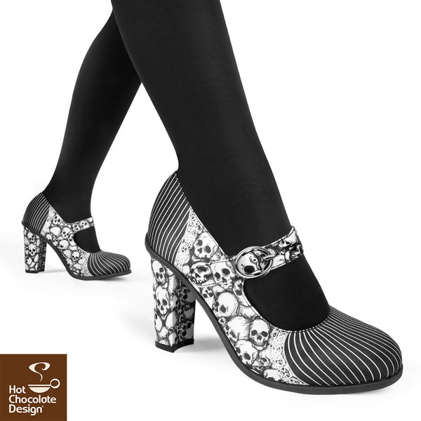 Chocolaticas® VICTORIAN Mary Jane Pump High Heels - Rétro éclectique