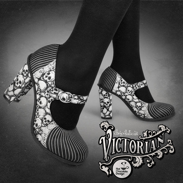 Chocolaticas® VICTORIAN Mary Jane Pump High Heels - Rétro éclectique