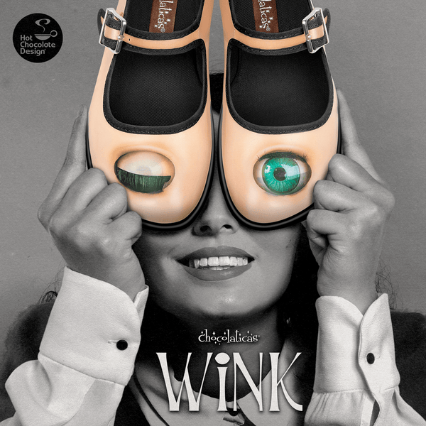 Chocolaticas® WINK Mary Jane - Chaussure plate - Rétro éclectique